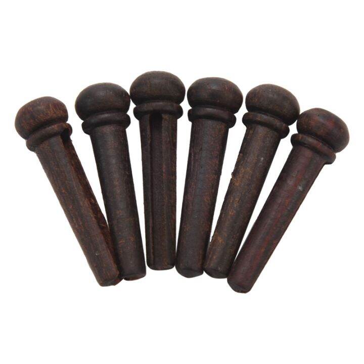 6pcs-rosewood-guitar-bridge-pins-end-pin-set