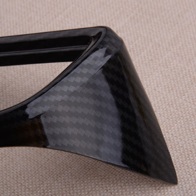 Car ABS Carbon Fiber Style Interior Left Side Air Vent Outlet Cover Trim Frame Fit For Toyota Camry 2018 2019 2020