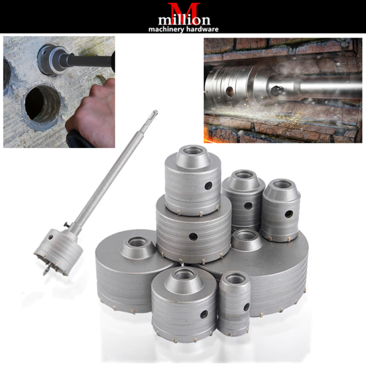 millionhardware - 30-120mm Drill Bit Coated Concrete Coring Drilling ...