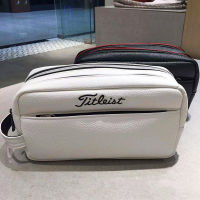 Titleist แบรนด์ใหม่ Unisex กอล์ฟคลับกระเป๋าถือขนาดเล็กจัดเก็บสินค้าคลัทช์กระเป๋าขนาดเล็กซิปคู่ปิดกีฬากอล์ฟคลับกระเป๋า