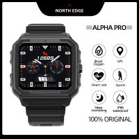 NORTH EDGE ALPHA PRO สมาร์ทกลางแจ้ง GPS เข็มทิศนาฬิกา IP68กันน้ำ