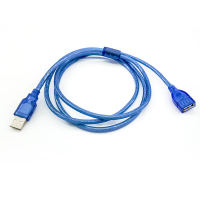 USB Cable V2.0 M/F สายต่อยาว 1.5M(สีฟ้า)