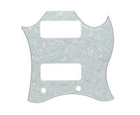 KR-Standard SG SPECIAL Guitar Full Face Pickguard w/ P90 Pickup Hole White Pearl