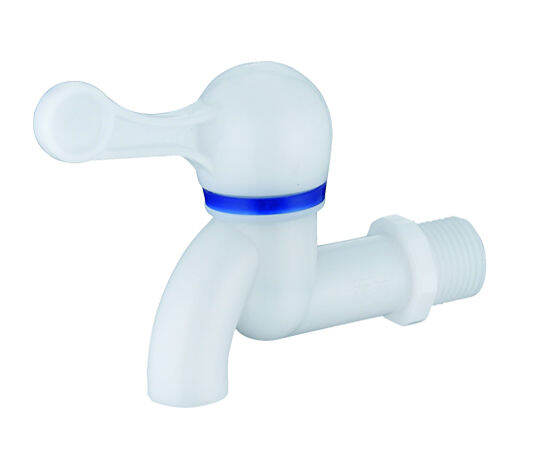 PVC Plastic Cold Water Sink Kitchen Bathroom Faucet Round Handle ...