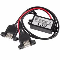 HJGFW สายไมโคร USB อุปกรณ์เสริมรถยนต์สีดำ3A 15W DC 5V DC 12V โมดูลไฟฟ้าในรถยนต์ DC โมดูลตัวแปลงที่ชาร์จเทคโนโลยีโมดูลตัวแปลงรถยนต์