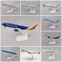 20ซม. โลหะผสมโลหะ Air USA Southwest Airlines โบอิ้ง737 B737 Airways Diecast เครื่องบินรุ่นแคนาดา KLM รัสเซียเครื่องบินเครื่องบิน #007