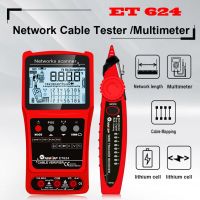 3 in 1 Multimeter Network Cable Tester Visual Fault Locator Analogs Digital Search POE Test Cable Pairing Length Wiremap Tester