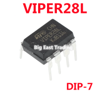 2ชิ้น VIPER28L ในสาย VIPER28LN DIP-7 7-Pin VIPER-28L วงจรรวมการจัดการพลังงาน