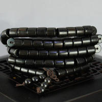 New Original Ebony Barrel Beads 108สร้อยข้อมือแฟชั่นเครื่องประดับแฟชั่นพระพุทธรูปทิเบตเนปาล