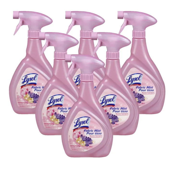 Lysol Fabric Refresher Blossoms & Spring Time 6 Pack (800ml per pack