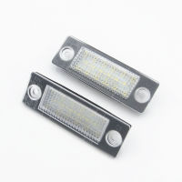 18SMD ด้านหลัง LED จำนวนโคมไฟป้ายทะเบียนสำหรับ Volkswagen VW Transporter T5 Multivan Caravelle Eurovan Passat Superb