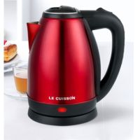 HKN กาต้มน้ำไฟฟ้า     Electric Kettle Red Stainless Steel กระติกต้มน้ำ กาต้มน้ำ