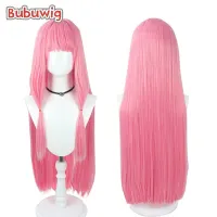 Bubuwig Synthetic Hair Kotonoha Akane Cosplay Wigs 90Cm Women Long Straight Pink Anime Classic Party Wigs Heat Resistant