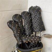 ✺ Spot Black Rivet Golf Club Set Rod Set Waterproof Magnetic Putter Cap Set Rod Head Cover อุปกรณ์กอล์ฟ