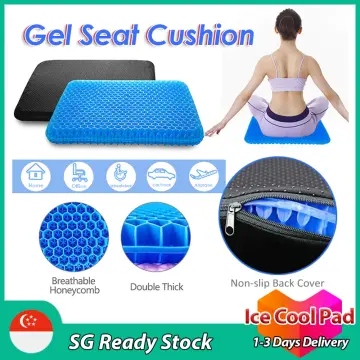 Summer Gel Seat Cushion Honeycomb Double Thick Gel Cushion Non
