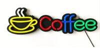 NANO ป้ายไฟ LED รูปข้อความ COFFEE รุ่น NLS-COFFEE-02
