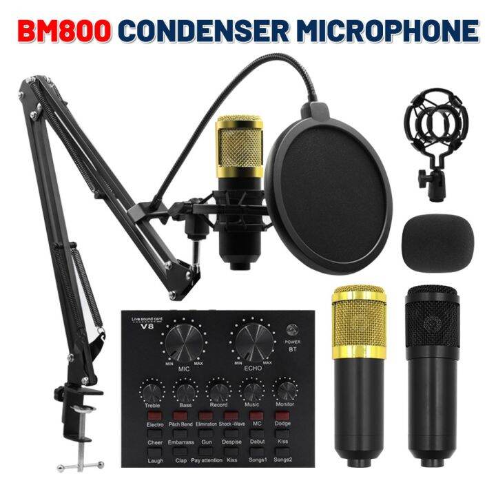 BM-800 Broadcasting Studio Recording Condenser Professional Microphone ...