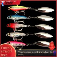 JUZHUFEI 2 pcs ตะขอสามชั้น เหยื่อตกปลาโลหะ ช้อนโลหะโลหะ Wobblers crankbaits ล่อ VIB ร้อนแรงมาก ที่หมุนได้ เหยื่อตกปลาช้อน ตกปลาน้ำแข็งน้ำแข็ง