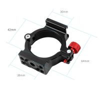 【support】 BGNing 1/4 ไมโครโฟน Mount Clamp Adapter แหวนคลิป W/แขนยึดอะแดปเตอร์สำหรับ Zhiyun Smooth 4 Handle Gimbal Stabilizer