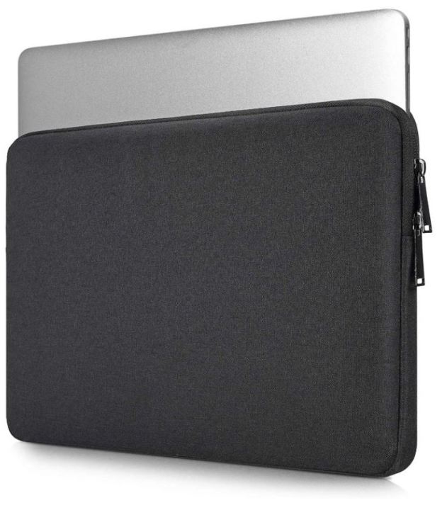 กระเป๋าแล็ปท๊อป-canvas-laptop-sleeve-bag-13-black