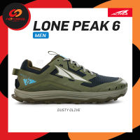 ALTRA Mens LONE PEAK 6 (DUSTY OLIVE) รองเท้าวิ่งเทรลผู้ชาย