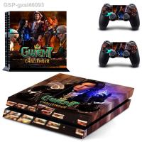 สติกเกอร์รูปลอกเกม Gxal46093 Gwent สำหรับคอนโซล PlayStation 4และอุปกรณ์เสริมไวนิลคอนโทรลเลอร์2ตัว