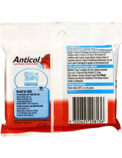 30 viên - kẹo ngậm ho allens anticol 3x10 lozenge multipack - ảnh sản phẩm 3