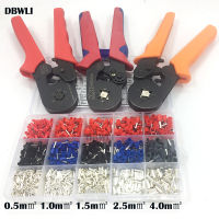 1530pcs 0.25-10mm2 23-10AWG HSC8 6-46-6 0.25-6mm2 Crimping Pliers Electric tube Terminals Clamp Tools Kit Ferrule Crimper