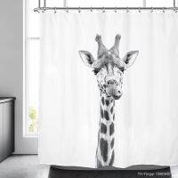 【hot】✿  Shower Curtain Jungle Tropic African Wildlife and Designer