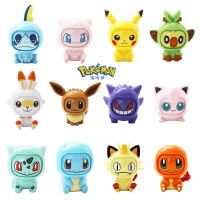 {Icc toy}โปเกมอน Pikachu B Ulbasaur Pokeball ชุด Eevee G Engar Mewtwo รูปการกระทำรุ่นใบหน้าเปลี่ยนตุ๊กตาเอลฟ์บอลของเล่นสำหรับเด็กของขวัญ