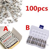 【YF】 100pcs/box 5x20mm Glass Fuse Not Assortable Kit 250V 2A Quick Shot Fast Blow Tube Fuses Car Assorted