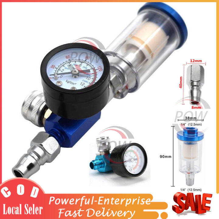 150Mm Professional Mini Air Pressure Regulator Gauge Pressure Spray