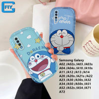 สำหรับ Samsung Galaxy A02 A02s A03 A03s A20s A04 A04s A10 A10s A11 A12 A13 A34 A14 A20 A50 A51 A21s A22 A23 A30ไม่ซีดจาง A32 A52 A52s A54 A71เคส A30s รูปการ์ตูนน่ารักแฟชั่นคุณภาพสูง TPU แบบนิ่มเคสโทรศัพท์ป้องกันคลุมทั้งหมดโปร่งใส