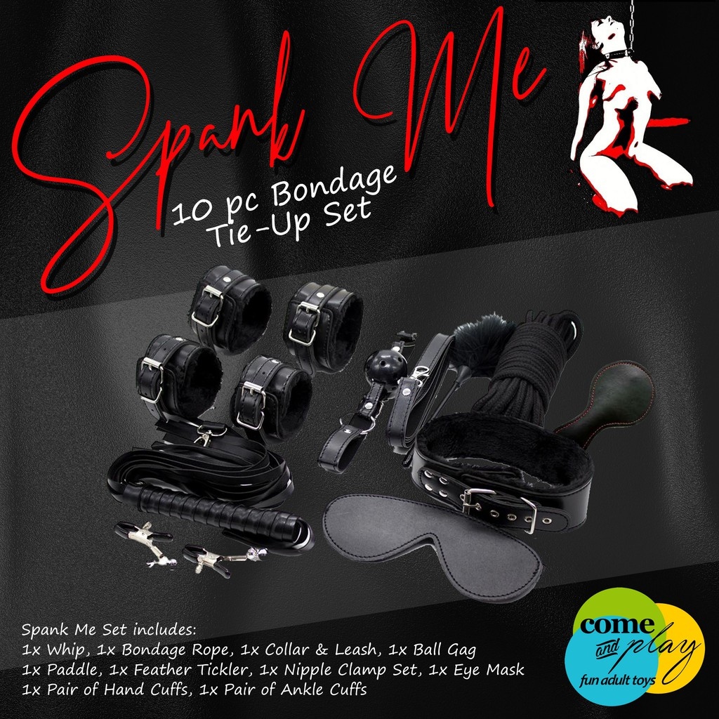 Mens and Womens Series Toy Black 10 Piece Set 