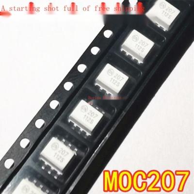 10Pcs MOC207R2M MOC207M การพิมพ์ผ้าไหม207 SOP-8แพทช์นำเข้า Optocoupler
