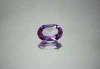 พลอยอเมทิสต์ (Amethyst) "อัญมณีแห่งความรัก ความสงบ" น้ำหนัก 0.81 ct ขนาด 5.5x3.3x7.4 mm. พลอยแท้ 100% เนื้อดี ราคาถูก