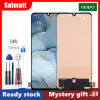 Salmatt 6.4 "TFT สำหรับ OPPO A91 Reno 3 K7 Oppo สัมผัสหน้าจอ LCD F17 F15หน้าจอดิจิตอลแทนการประกอบสำหรับ OPPO Reno3 CPH2043 A91 PCPM00 Lcd