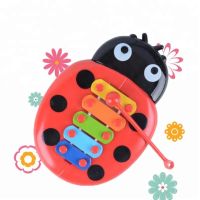 ของเล่นดนตรี Ladybug ระนาดเด็กสีสันสดใสของเล่นเพื่อการศึกษาสำหรับเด็ก