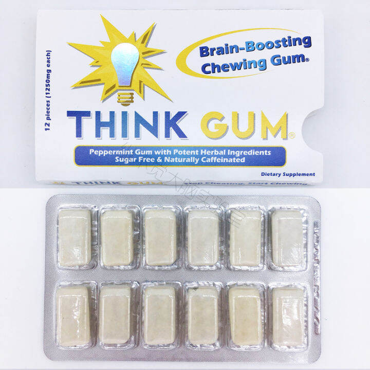 Think Gum Us Focus On Chewing Gum To Strengthen Memory Concentration