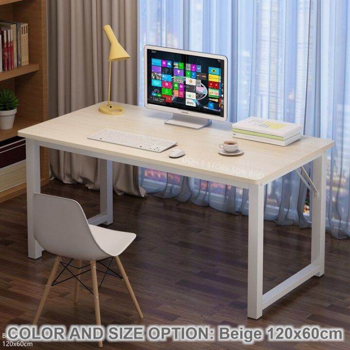 Modern Home Office Table 120x60/70cm Wood Workstation Office Desk ...