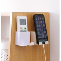 Wall Hanging Remote Controller Mobile Phone Bracket Storage Box No Hole Switch