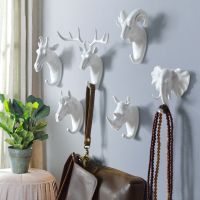 Hook Wall Hook Home Decoration Accessories American Hanging Hook Holder Wall Home Hook Decorative Hook Creative Animal Hooks