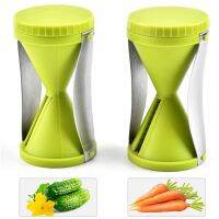 ผัก Spiralizer Bundle เครื่องตัดผลไม้ Julienne Peeler สแตนเลสเครื่องตัดเกลียวผัก Julienne Cutter