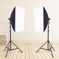 สตูดิโอถ่ายภาพ ไฟต่อเนื่อง ไฟสตูดิโอ 50x70 Softbox มีสองชุดเหมือนในภาพ(softbox2+ขาตั้ง2) พร้อมส่งจากไทย ราคาถุกที่สุด