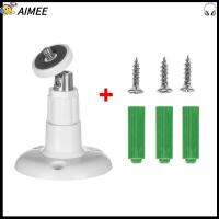 AIMEE 1/2/3/5pcs 360 องศา ขาตั้งโลหะ ในร่มกลางแจ้ง ที่วางกล้องแคม วงเล็บความปลอดภัย ขายึดแบบปรับได้ ผนัง/ฝ้าเพดาน