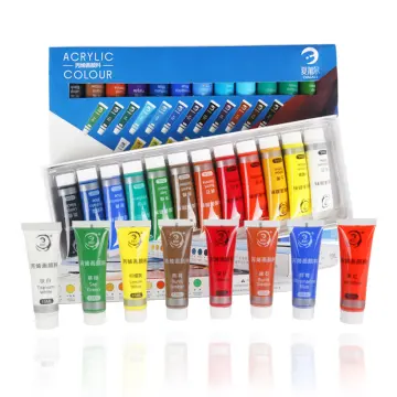 KEFF Acrylic Paint Set for Adults - Art Painting Supplies Kit with Tabletop
