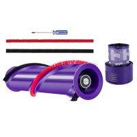 For Dyson V10 Cordless Vacuum Cleaner Washable Hepa Post-Filter Roller Brush and Soft Plush Strips Replacement Parts