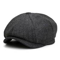 Plus ขนาด Peaky Blinders ผู้ชาย Berets หมวกฤดูใบไม้ร่วงใหม่ Vintage Herringbone แปดเหลี่ยมหมวกผู้หญิงสบายๆหมวกฟักทอง Gatsby Flat Beret