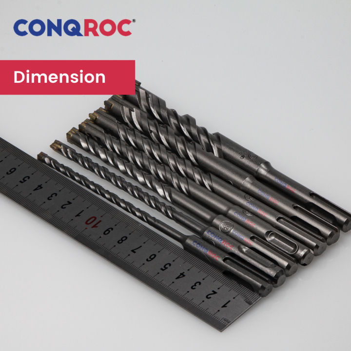7-pieces-160mm-sds-plus-masonry-drill-bits-set-multi-point-carbide-tipped-hammer-drill-bits-kit-5mm-amp-6mm-amp-8mm-amp-10mm-amp-12mm-amp-14mm-amp-16mm