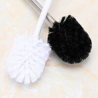 ﹉ Universal Replacement Toilet Brush Head Holder Round White And Black Ball Shaped Toilet Brushes Home Hotel Bathroom Accessories